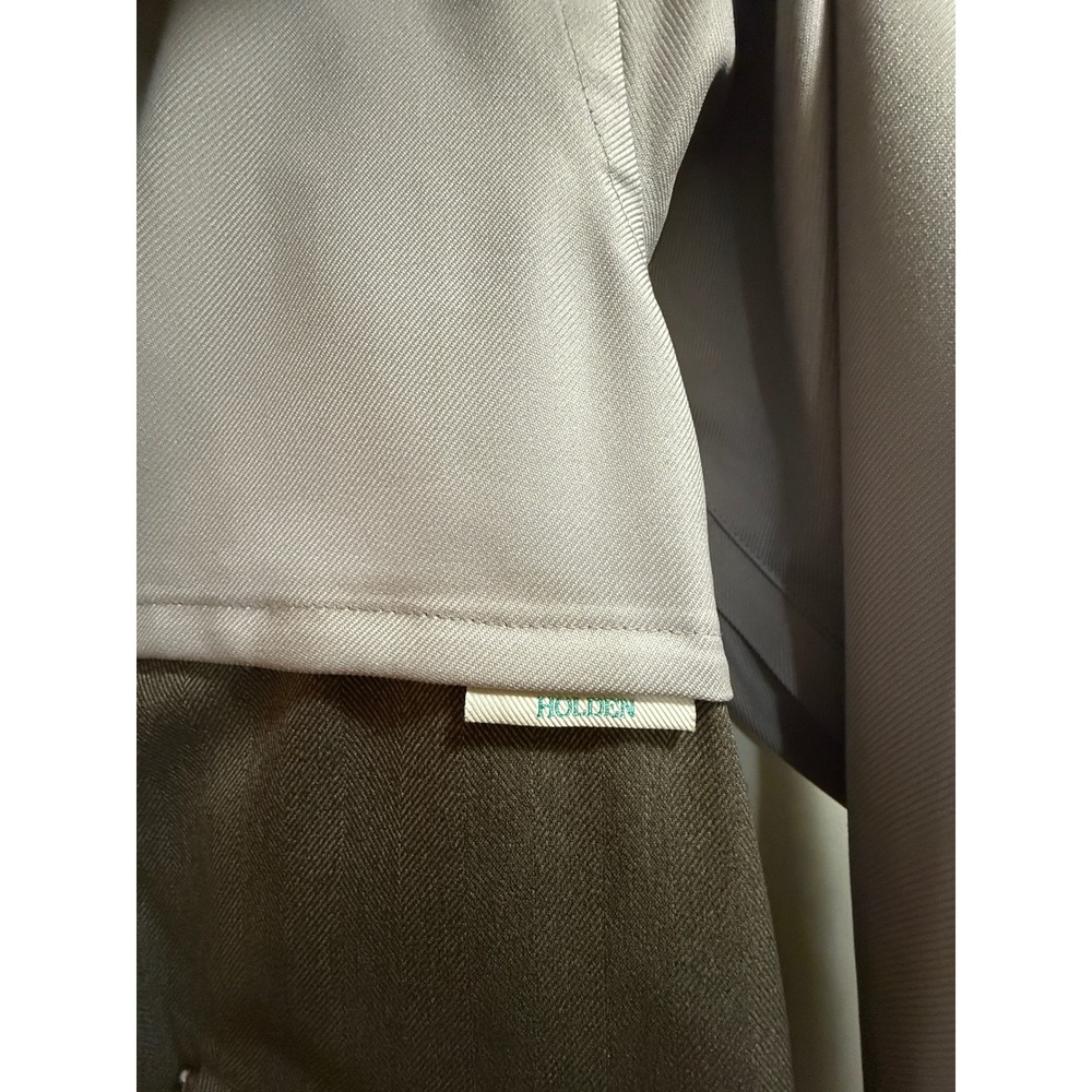 Holden Outerwear Womens Snowboard Jacket Grey Olive Green Colorblock Hooded S - Picture 5 of 5